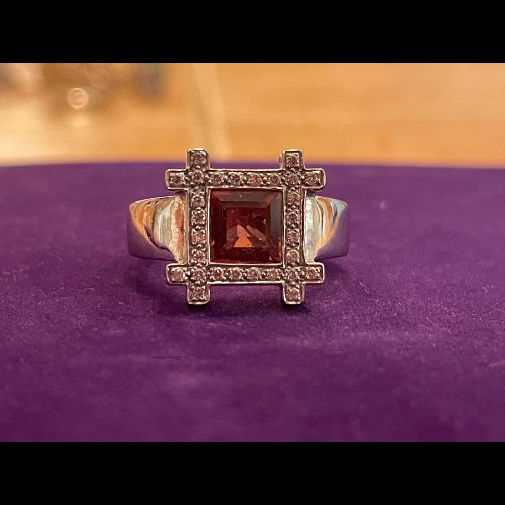 White Gold Tourmaline Ring